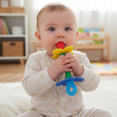 Anneau de Dentition | Apaisant Coloré - lesirreductiblesbabys.com