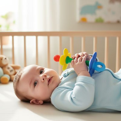 Anneau de Dentition | Apaisant Coloré - lesirreductiblesbabys.com