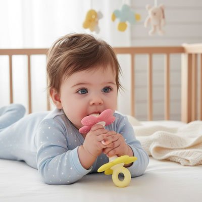 Anneau de Dentition | Apaisant Coloré - lesirreductiblesbabys.com