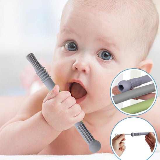 Anneau dentition bébé | Silicone Médical Apaisant - lesirreductiblesbabys.com
