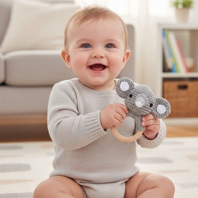 Hochet bébé | Éveil Naturel - lesirreductiblesbabys.com