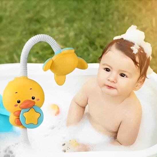 Jouet de bain coloré | BébéSplash - lesirreductiblesbabys.com