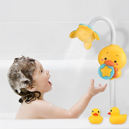 Jouet de bain coloré | BébéSplash - lesirreductiblesbabys.com