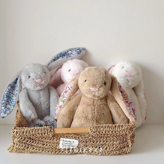 Lapin en peluche | Tendresse Florale - lesirreductiblesbabys.com