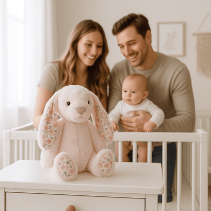 Lapin en peluche | Tendresse Florale - lesirreductiblesbabys.com